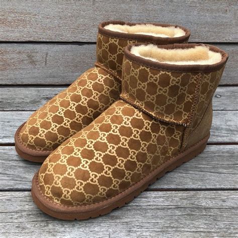 gucci inspired ugg boots|Gucci UGG Boots women's.